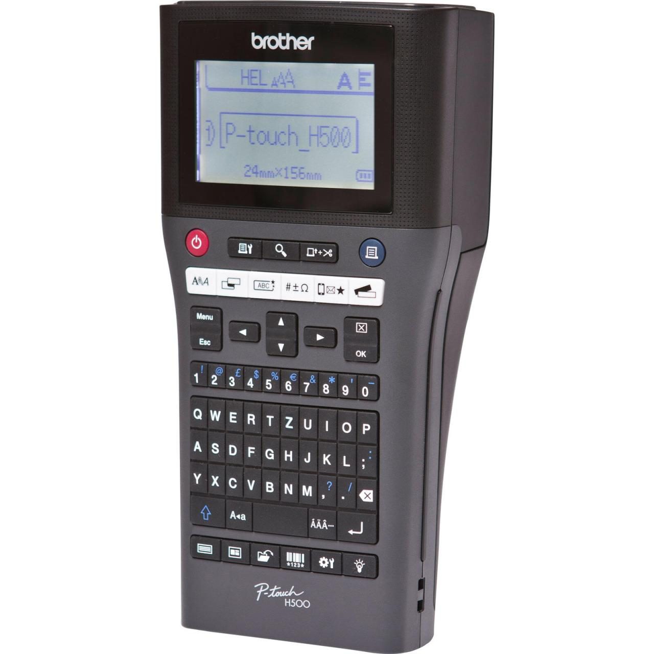 Brother P-touch H500 Beschriftungsgerät mit PC-Anschluss schwarz Brother P-touch H500 Beschriftungsgerät mit PC-Anschluss schwarz von Brother