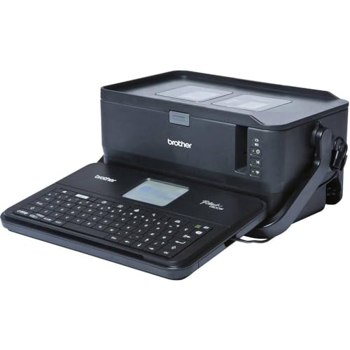 Brother PT-D800W Professionelles PC-Beschriftungsgerät mit WLAN und separater Tastatur (für 3,5 bis 36 mm breite TZe-Schriftbänder, Thermotransfer-Druckverfahren) von Brother