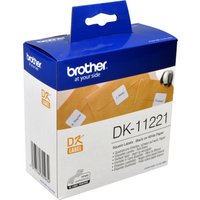 Brother PT Etiketten DK11221  weiss  23x23mm  1000 St. Rolle von Brother