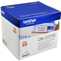 Brother PT Etiketten DK22246  weiss  103mm x 30,48m  Rolle von Brother