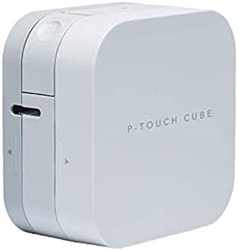 Brother PT-P300BT Cube Bluetooth-Beschriftungsgerät P-touch Cube, Grau, Up to 12 mm tapes von Brother