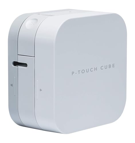 Brother PT-P300BT Cube Bluetooth-Beschriftungsgerät P-touch Cube, Grau, Up to 12 mm tapes von Brother