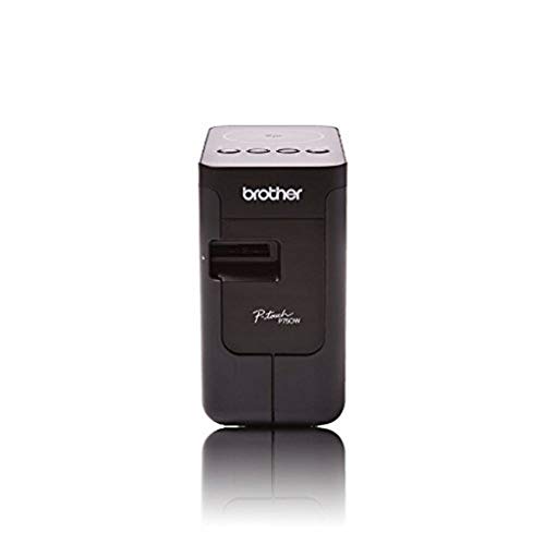 Brother PT-P750W Beschriftungsgerät für den PC inklusive WLAN und NFC (für 3,5 bis 24 mm breite TZe-Schriftbänder, bis zu 30 mm/Sek. Druckgeschwindigkeit) von Brother