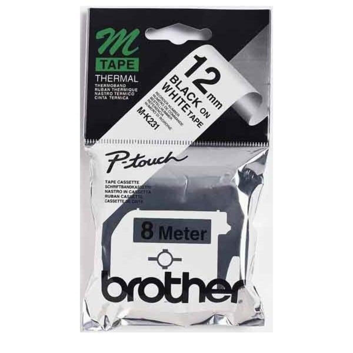 Brother Schriftbandkassette M-K231 MK231BZ Brother Schriftbandkassette M-K231 MK231BZ von Brother