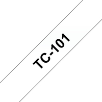 Brother TC-101 Etiketten erstellendes Band Schwarz auf transparent Brother TC-101 Etiketten erstellendes Band Schwarz auf transparent von Brother
