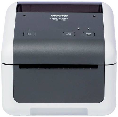 Brother TD4210D Etiketten-Drucker Thermodirekt 203 x 203 dpi Anthrazit, Weiß USB, RS-232 von Brother