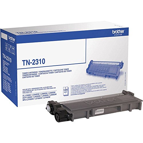 Brother 5835648 TN-2310 Tonerkartusche Original Schwarz 1 Stück - Tonerkartuschen (1200 Seiten, Schwarz, 1 Stück ) von Brother