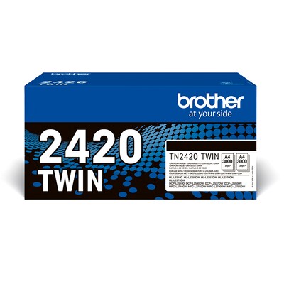 Brother TN-2420TWIN  Original Toner Schwarz für ca. 3.000 Seiten (2 Stück) von Brother