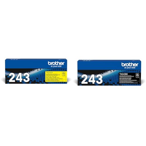 Brother TN-243Y Tonerkassette DCP-L3510CDW, DCP-L3550CDW, HL-L3210CW gelb & BA78745 TN-243BK Original Tonerkassette DCP-L3510CDW, DCP-L3550CDW schwarz Brother TN-243Y Tonerkassette DCP-L3510CDW, DCP-L3550CDW, HL-L3210CW gelb & BA78745 TN-243BK Original Tonerkassette DCP-L3510CDW, DCP-L3550CDW schwarz von Brother