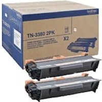 Brother TN-3380 Toner Doppelpack schwarz 2x8.000 Seiten Super Jumbo von Brother