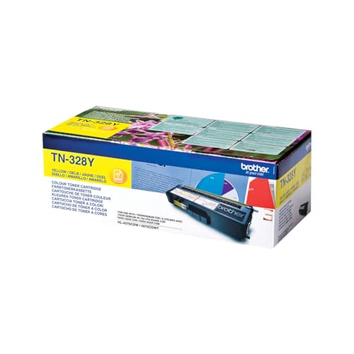 Brother TN328Y Gelb Original Toner Pack of 1 von Brother