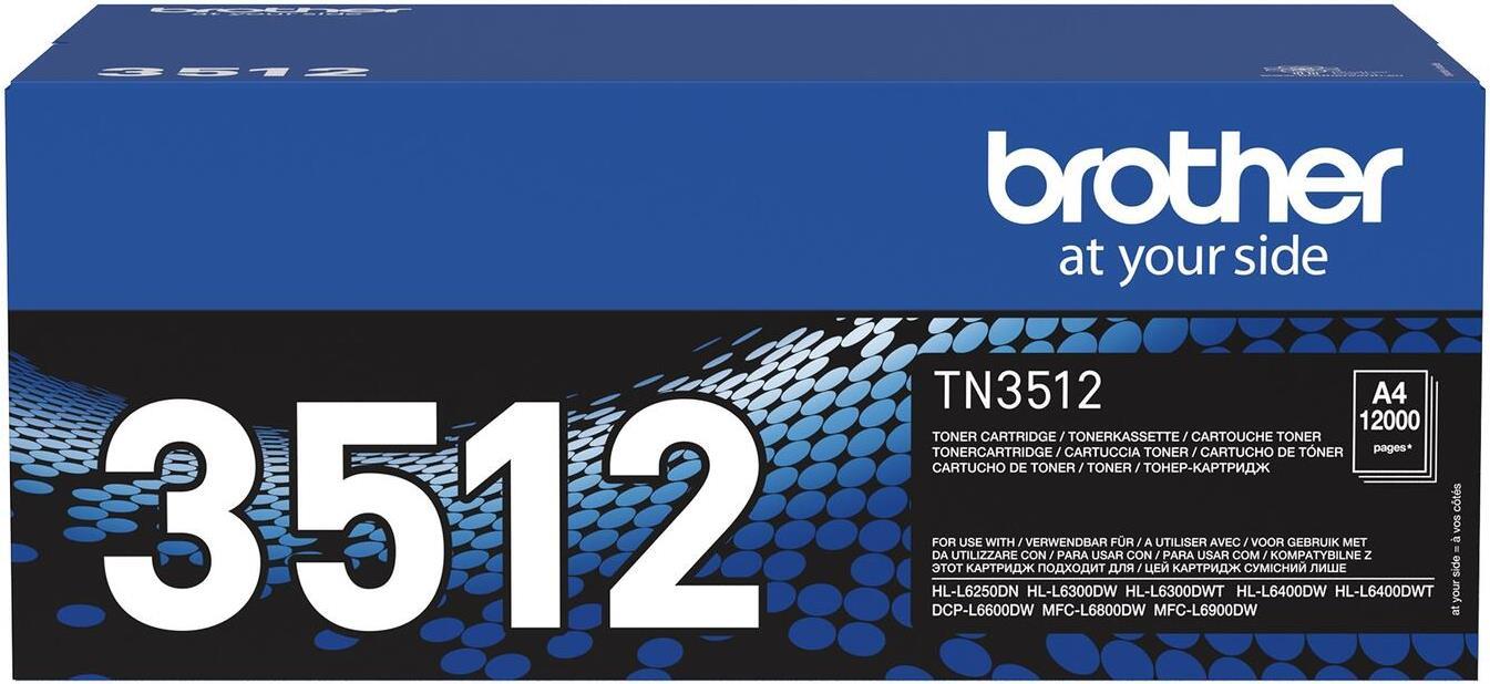 Brother TN3512 - Original - Tonerpatrone - für Brother DCP-L6600DW, HL-L6250DN, L6300DWT, L6400DWTT (TN3512) von Brother