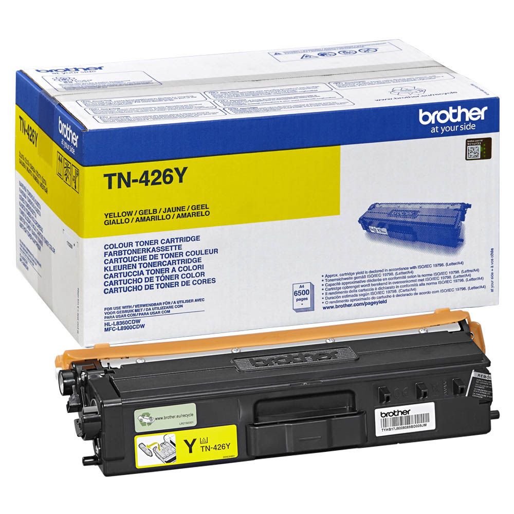 Brother TN426Y - Super Jumbo - Gelb - Original - Tonerpatrone - für Brother HL-L8360CDW, MFC-L8900CDW (TN426Y) von Brother