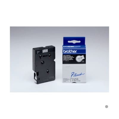 Brother TX-101 laminiertes Schriftband – schwarz auf transparent 12 mm x 7 m Brother TX-101 laminiertes Schriftband – schwarz auf transparent 12 mm x 7 m von Brother