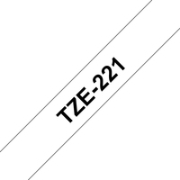 Brother TZE-221 Etiketten erstellendes Band Schwarz auf weiss Brother TZE-221 Etiketten erstellendes Band Schwarz auf weiss von Brother