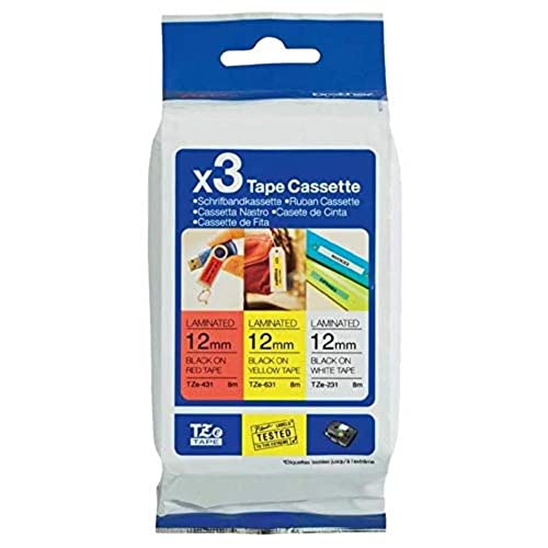 Brother TZe31M3 Schriftbandkassette multipack von Brother