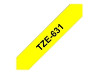 Brother TZE631, Schwarz auf gelb, TZe, 1,2 cm, 8 m, 17 mm, 68 mm von Brother