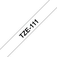 Brother TZe-111 Schriftband schwarz auf farblos 6mm x 8m P-touch selbstklebend Brother TZe-111 Schriftband schwarz auf farblos 6mm x 8m P-touch selbstklebend von Brother