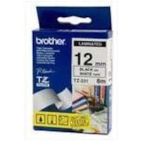 Brother TZe-231 Schriftbandband schwarz/weiß Klebeband 8m x 12mm Brother TZe-231 Schriftbandband schwarz/weiß Klebeband 8m x 12mm von Brother