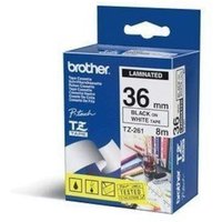 Brother TZe-261 Schriftband, 36mm x 8m , schwarz auf weiß, selbstklebend Brother TZe-261 Schriftband, 36mm x 8m , schwarz auf weiß, selbstklebend von Brother