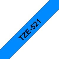 Brother TZe-521 Schriftband 9mm x 8m, schwarz auf blau, selbstklebend Brother TZe-521 Schriftband 9mm x 8m, schwarz auf blau, selbstklebend von Brother