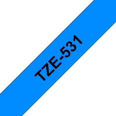Brother TZe-531 Schriftband 12mm x 8m, schwarz auf blau, selbstklebend Brother TZe-531 Schriftband 12mm x 8m, schwarz auf blau, selbstklebend von Brother