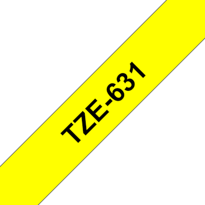 Brother TZe-631 Schriftband schwarz auf gelb 12mm x 8m selbstklebend Brother TZe-631 Schriftband schwarz auf gelb 12mm x 8m selbstklebend von Brother
