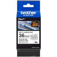 Brother TZe-SL261 Schriftband, 36mm x 8m, schwarz auf weiß, selbstlaminierend Brother TZe-SL261 Schriftband, 36mm x 8m, schwarz auf weiß, selbstlaminierend von Brother