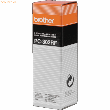 Brother Thermotransferrolle Brother PC-302RF VE=2 Stück von Brother