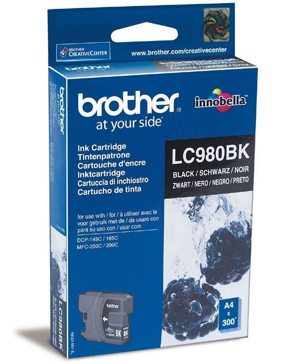 Brother Tinte schwarz für DCP-145C, LC-980BK von Brother