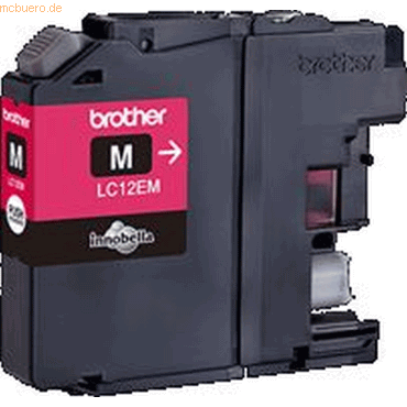 Brother Tintenpatrone Brother LC-12EM magenta (ca. 1200 Seiten) von Brother