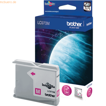 Brother Tintenpatrone Brother LC-970M magenta von Brother