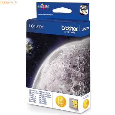 Brother Tintenpatrone Brother LC1000Y gelb Brother Tintenpatrone Brother LC1000Y gelb von Brother