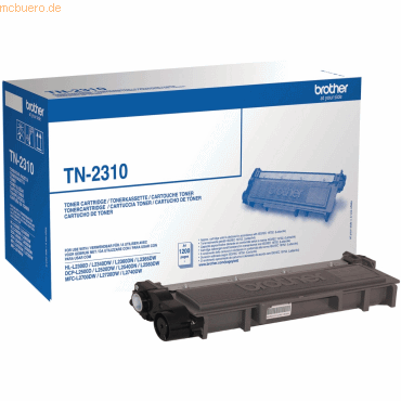 Brother Toner Brother TN-2310 schwarz (ca. 1200 Seiten) von Brother