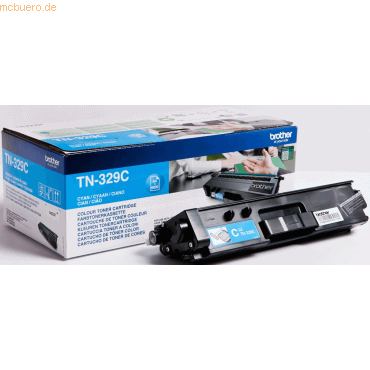 Brother Toner Brother TN-329C cyan (ca. 6000 Seiten) von Brother