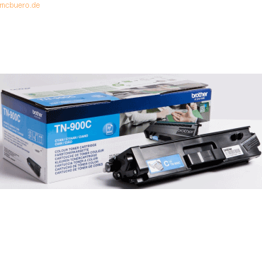 Brother Toner Brother TN-900C cyan (ca. 6000 Seiten) von Brother