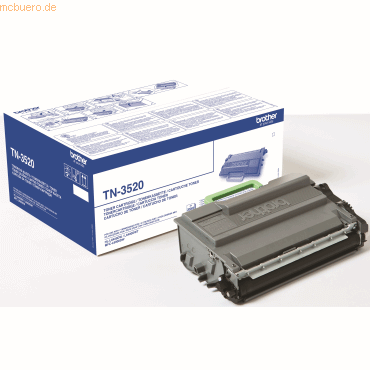 Brother Toner Brother Ultra Jumbo TN-3520 schwarz (ca. 20000 Seiten) von Brother