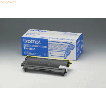 Brother Toner Original Brother TN2000 schwarz Brother Toner Original Brother TN2000 schwarz von Brother