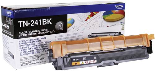 Brother Toner TN-241BK Original Schwarz 2500 Seiten TN241BK von Brother