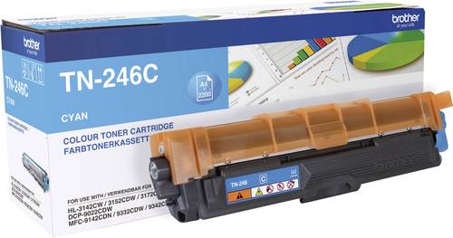 Brother Toner TN-246C Original Cyan 2200 Seiten TN246C von Brother