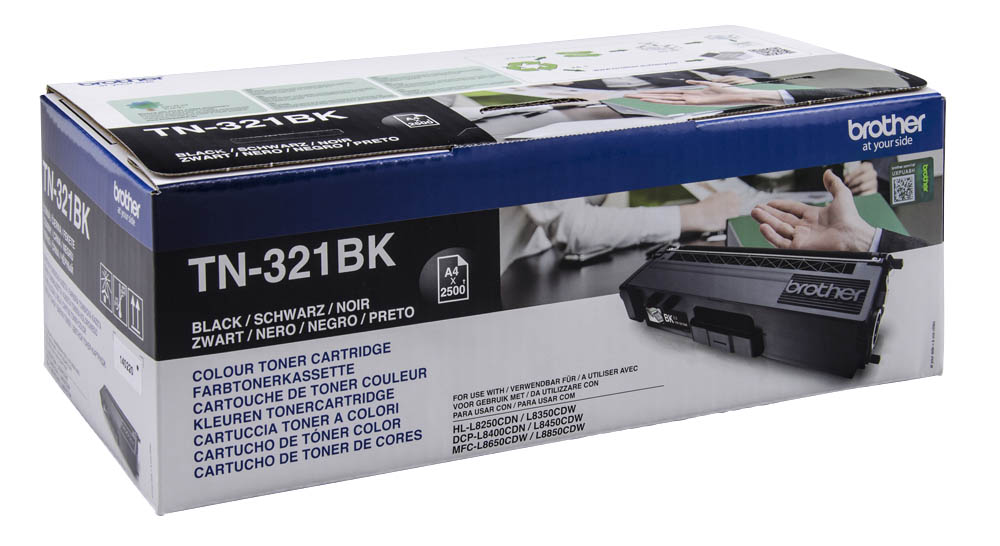 Brother Toner TN-321BK - Schwarz - Kapazität: 2.500 Seiten (TN321BK) von Brother