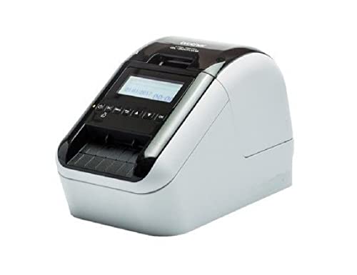 Brother ql-820nwb – Label Etiketten (WLAN, Bluetooth 2.1, USB 2.0, LCD Display, Automatischer Papierschneider, Schwarz und Rot) von Brother