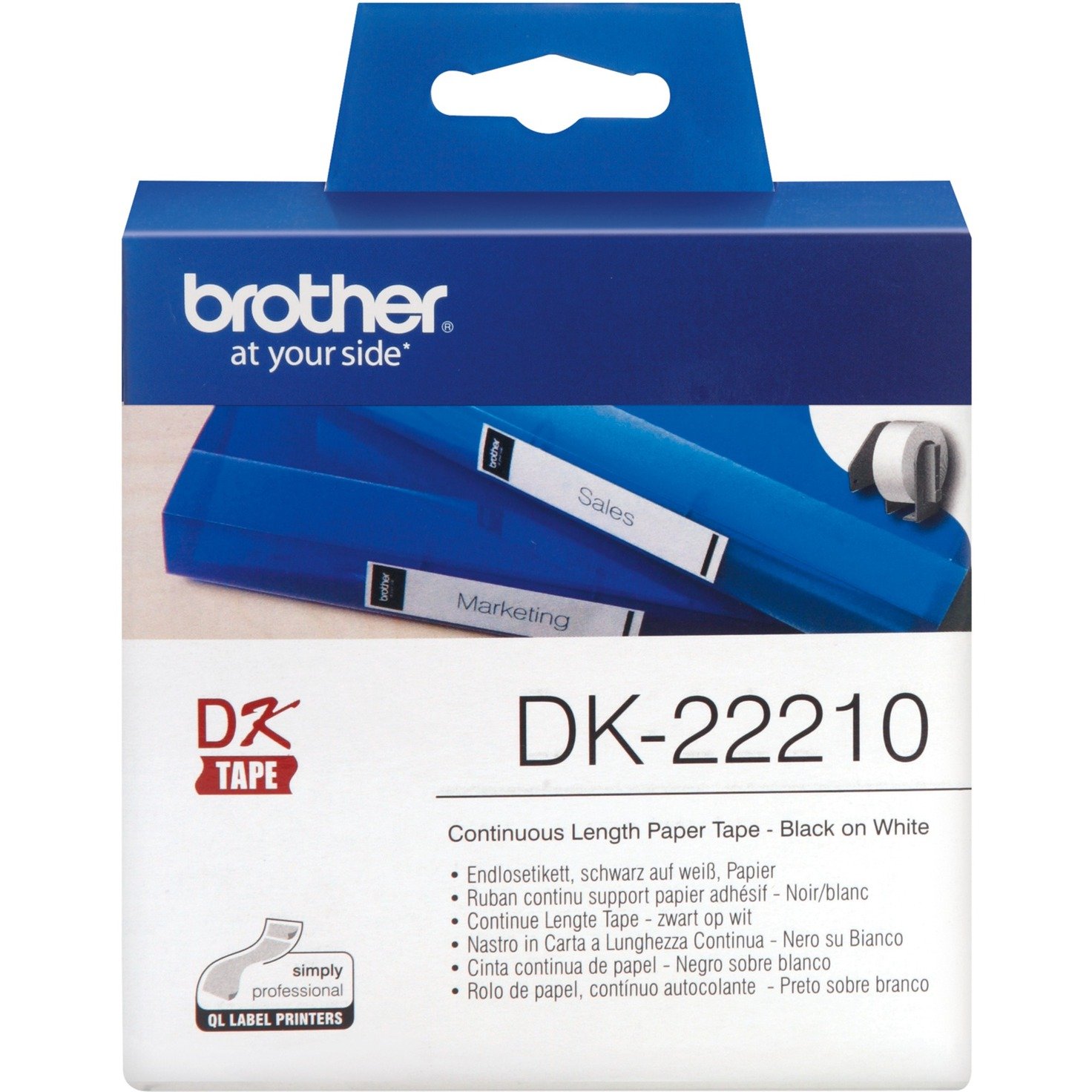 DK-22210, Schriftband von Brother