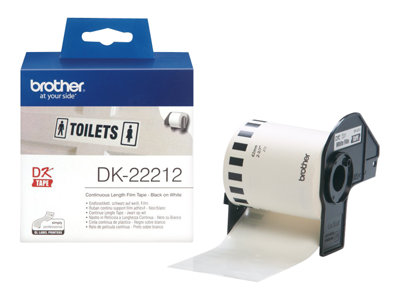 Film weiß Brother QL550/500 15,48m*62mm DK-22212 Film weiß Brother QL550/500 15,48m*62mm DK-22212 von Brother