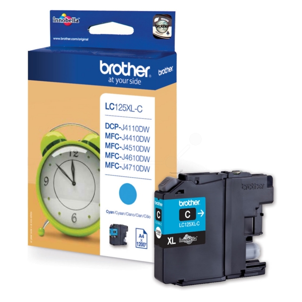 Original Brother LC125XLC Tintenpatrone cyan Original Brother LC125XLC Tintenpatrone cyan von Brother