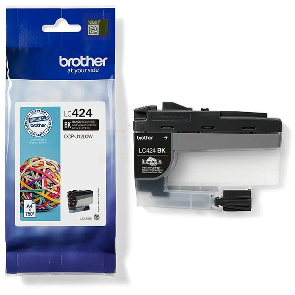 Original Brother LC424BK Tintenpatrone schwarz Original Brother LC424BK Tintenpatrone schwarz von Brother