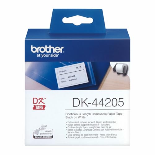 Original Etikettierbänder passend für Brother P-Touch QL 550 Brother DK44205 DK-44205-1x Premium Schriftbänder Original Etikettierbänder passend für Brother P-Touch QL 550 Brother DK44205 DK-44205-1x Premium Schriftbänder von Brother