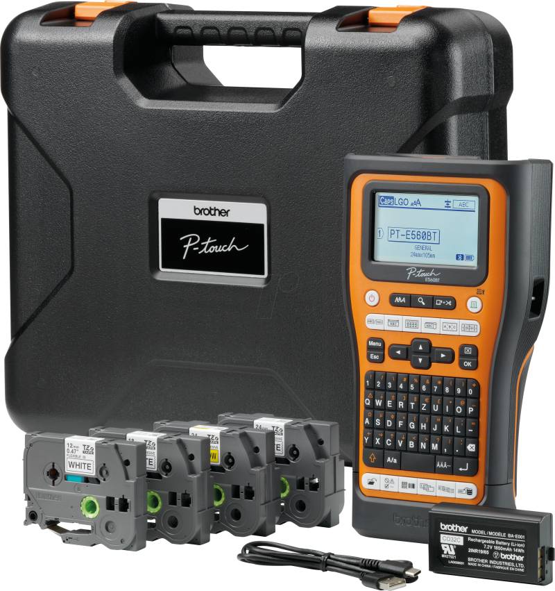 P-TOUCH E560BTSP - Industriebeschriftungsgerät, Handgerät von Brother