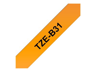 Schriftbandkassette Brother 12mm signal orange/schwarz Schriftbandkassette Brother 12mm signal orange/schwarz von Brother