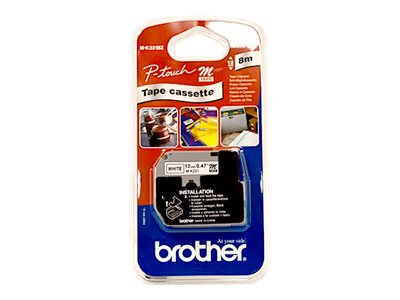 Schriftbandkassette Brother 12mm weiß/schwarz MK231BZ Schriftbandkassette Brother 12mm weiß/schwarz MK231BZ von Brother